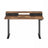Electric Standing Desk - Wood and Steel - Rustic Brown