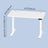 Electric Standing Desk - 120x60 - Steel - Height Adjustable