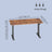 Electric Standing Desk - 120L - Steel - Height Adjustable