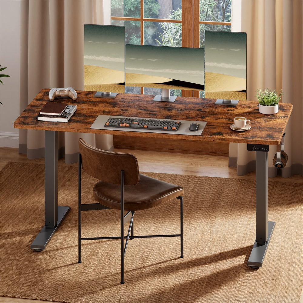 Electric Standing Desk - 120L - Steel - Height Adjustable