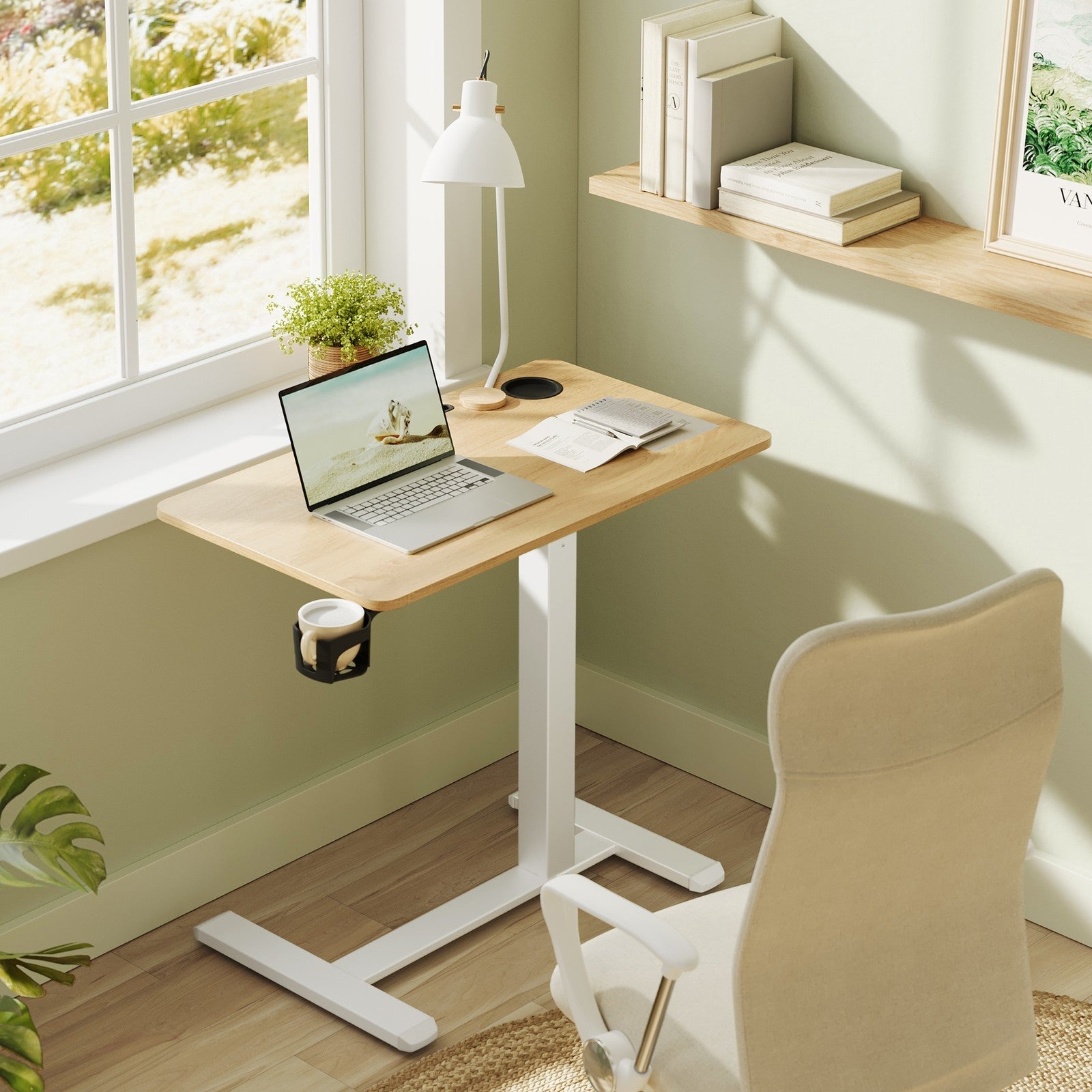 Overbed Table - 70 x 40 - Steel - Adjustable Height