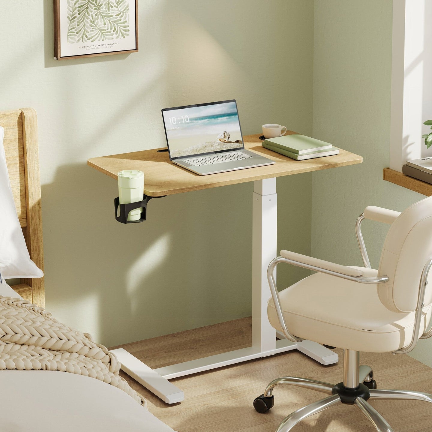 Overbed Table - 70 x 40 - Steel - Adjustable Height