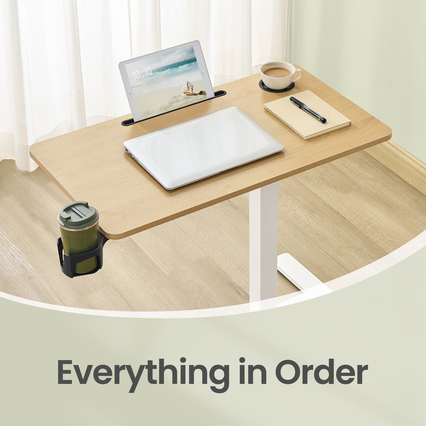 Overbed Table - 70 x 40 - Steel - Adjustable Height
