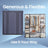 Portable Closet - Fabric - Navy Blue - Clothes Storage Organizer with Rail