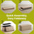 Storage Ottoman Bench - Fabric - Ink Black - Foldable with Storage