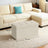 Storage Ottoman Bench - Fabric - Ink Black - Foldable with Storage
