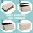 Storage Ottoman Bench - Fabric - Ink Black - Foldable with Storage