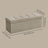 Storage Ottoman Bench - MDF and Linen-Look Fabric - Camel Brown