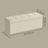 Storage Ottoman Bench - MDF and Linen-Look Fabric
