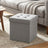 Footstool - 43L - Linen Fabric - Folding Design