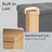 Storage Ottoman Bench - Fire Safety Linen Fabric - Dark Grey