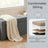 Storage Ottoman Bench - Fire Safety Linen Fabric - Dark Grey