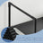 Shoe Rack - Metal Frame - Black