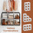 6-Cube Bookcase - 105L - Non-Woven Fabric - Maximum Load 48kg
