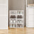 Stackable Shoe Boxes - Plastic - Transparent and White - Pack of 8
