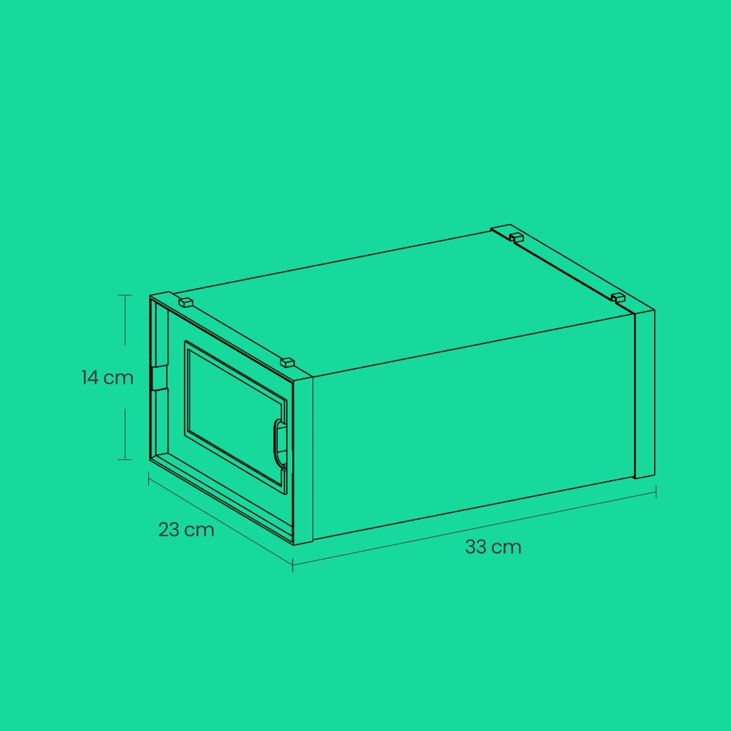 Shoe Storage Box Set - Clear Plastic - Transparent - Stackable and Foldable
