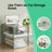 Shoe Storage Organizers - Pack of 12 - Transparent and White - Stackable Design