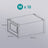 Shoe Storage Organizers - Plastic - Transparent and White - Stackable