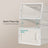 Shoe Storage Organizers - Plastic - Transparent and White - Stackable