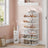 Set of 12 Stackable Foldable Shoe Storage Organizers - For US Size 13 - Transparent