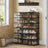 Shoe Storage Organizer Set - Fits Up to US Size 13 - Transparent - Stackable and Foldable