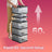 Shoe Storage Organizer Set - Fits Up to US Size 13 - Transparent - Stackable and Foldable