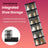 Shoe Storage Organizer Set - Fits Up to US Size 13 - Transparent - Stackable and Foldable