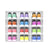 Shoe Storage Organizer - Set of 12 Stackable Boxes - Plastic - Transparent