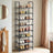 8-Tier Shoe Rack - Metal Frame - Grey - Multifunctional Organizer for 16-20 Pairs