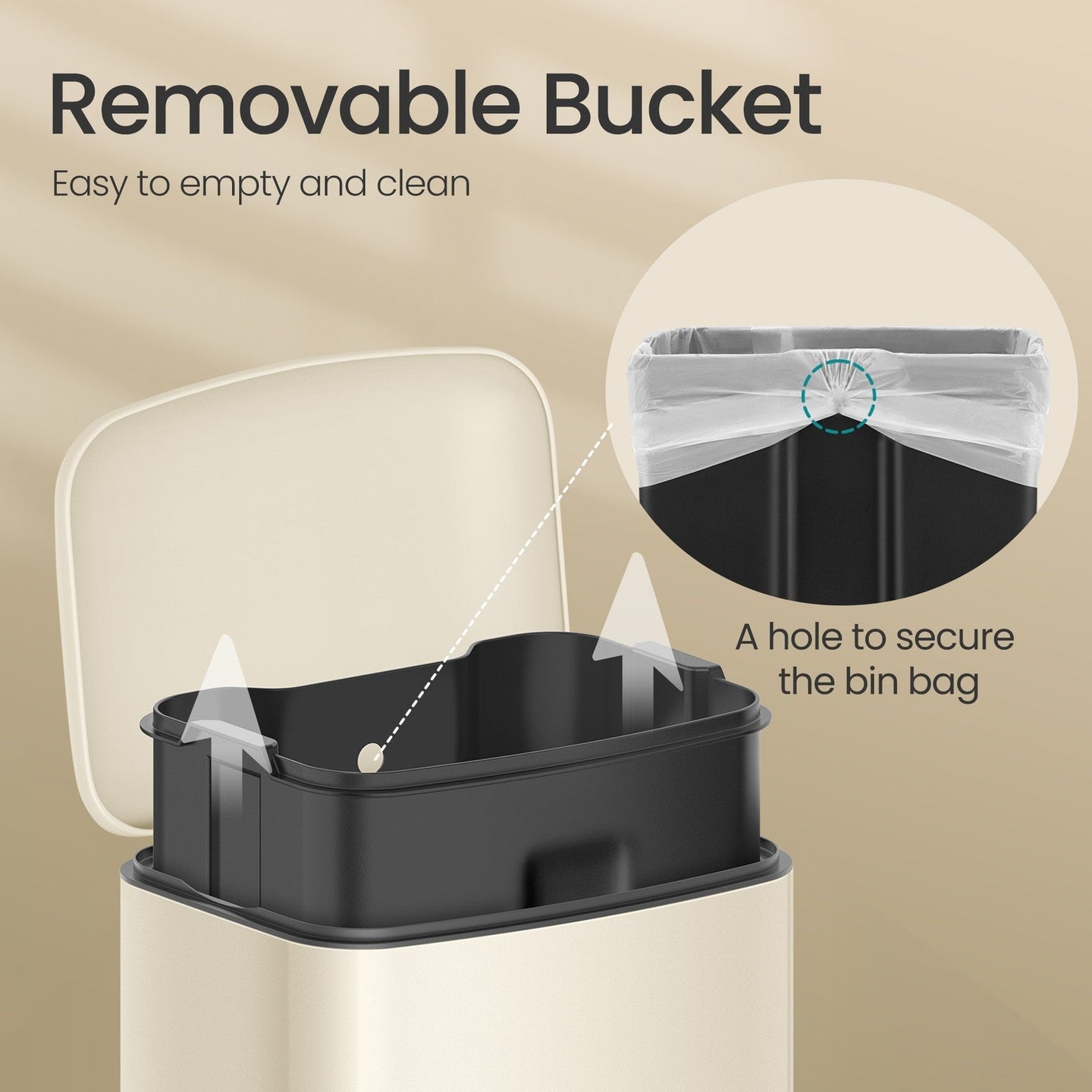 Pedal Bin - Stainless Steel - Silver - 30L Capacity with Soft Close Lid