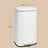 Pedal Rubbish Bin - Stainless Steel - White - Soft-Close Lid with Inner Bucket