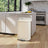 Pedal Trash Bin - 50 L Capacity - Stainless Steel - Beige - Soft Close with Removable Inner Bucket