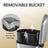 Bathroom Bin - 10L - Steel - Pedal Bin