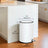 3L Bathroom Bin - ABS - White - Soft Close Mechanism