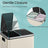 Dual Rubbish Bin - Stainless Steel - Sand Beige and Black - Soft Close with Inner Classified Buckets