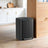 Kitchen Bin - Metal - White - Dual Compartment with Soft Close and Plastic Inner Buckets