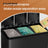 Triple Kitchen Bin - Stainless Steel - Silver - 45L Waste Separation System