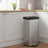 Metal Pedal Kitchen Bin - 68L - Silver - Tall Design with Lid