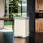 Tall Kitchen Trash Can - Stainless Steel - Silver - 50 L with Stay-Open Lid and Step-on Pedal