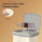 Tall Kitchen Trash Can - Stainless Steel - Silver - 50 L with Stay-Open Lid and Step-on Pedal