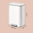 Rubbish Bin - Steel - Cloud White - 50L with Soft-Close Lid and Removable Inner Bucket