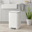 Rubbish Bin - Steel - Cloud White - 50L with Soft-Close Lid and Removable Inner Bucket