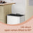 Rubbish Bin - Steel - Cloud White - 50L with Soft-Close Lid and Removable Inner Bucket