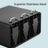 3-Compartment Recycling Bin - Stainless Steel - Fingerprint Resistant