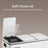 Triple Compartment Pedal Bin - Stainless Steel - White - Soft-Close Lids and Handles