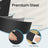 Recycling Bin - Metal - Black - 3 Compartments with Carbon Filter