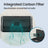 Recycling Bin - Metal - Black - 3 Compartments with Carbon Filter