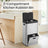 3-Compartment Kitchen Bin - Stainless Steel - Silver - Includes Carbon Filter
