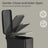 Pedal Trash Can - Steel Bin and Plastic Inner Bucket - Black