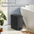Bathroom Bin - Steel - Grey - Soft Close